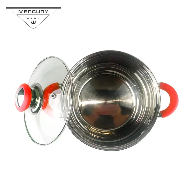 Набор кастрюль из нержавеющей стали 6 шт. сковорода набор посуды индукционная