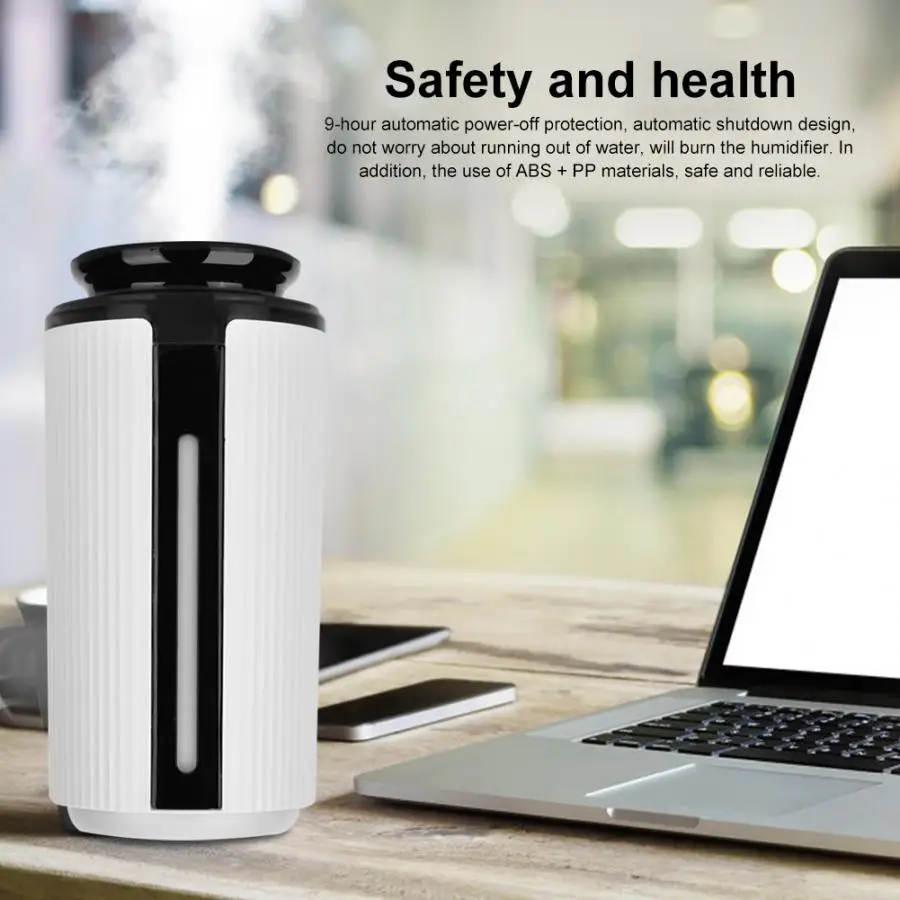 900 мл увлажнитель воздуха ультразвуковой USB диффузор Арома эфирное масло 7 цветов