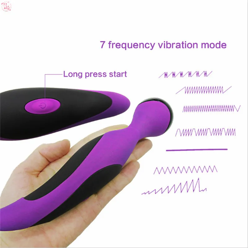 Мощный вибратор для Для женщин USB зарядка AV палочка Волшебная Стимулятор клитора