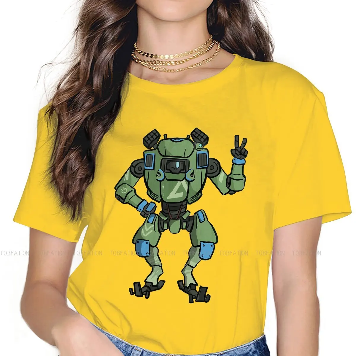 

Monarch Style TShirt for Girl Titanfall Titan Pilot Grave IMC The Militia Game Top Quality Creative Gift Idea T Shirt Hot Sale