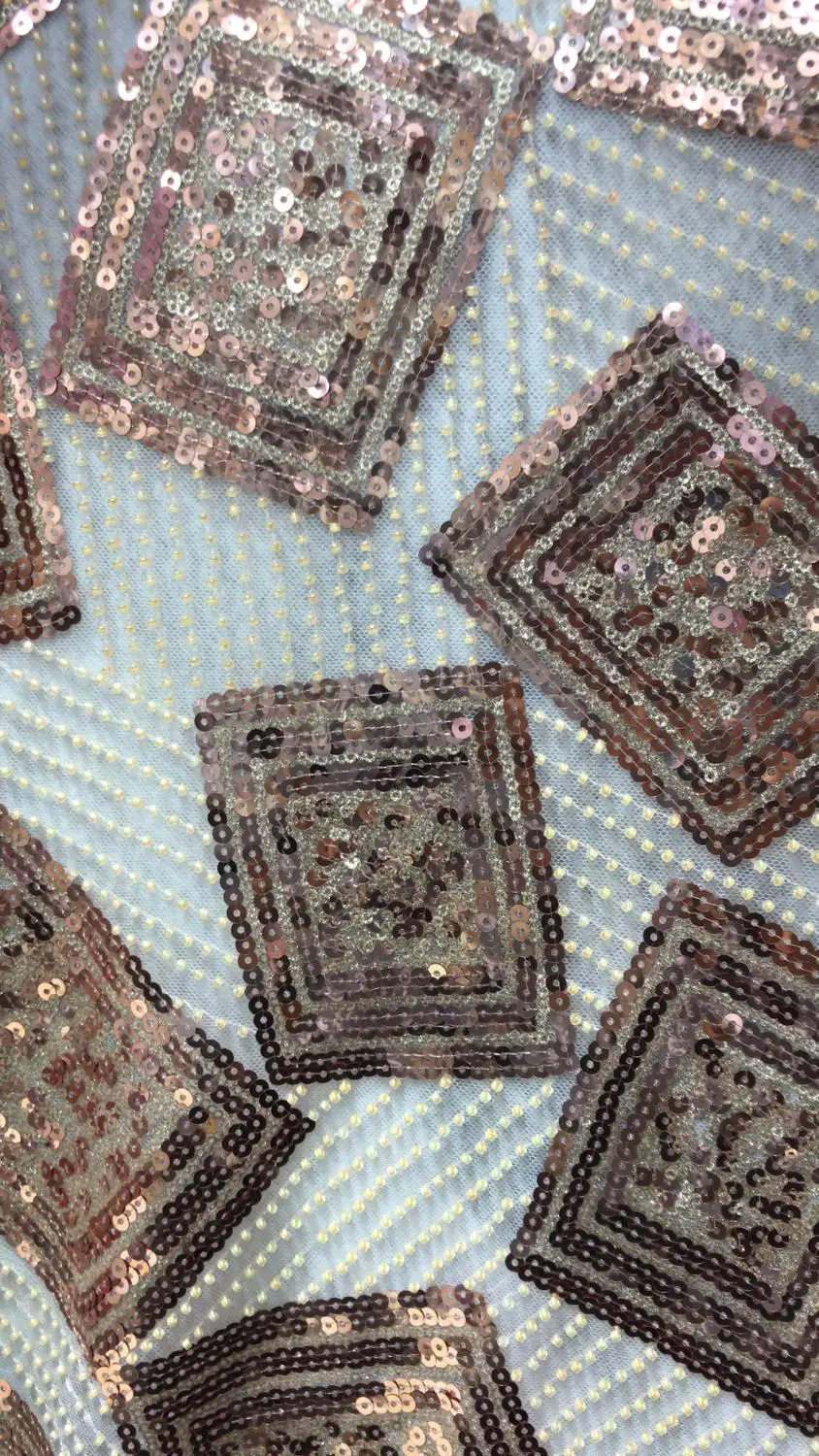 Высококачественная французская кружевная ткань в африканском стиле с вышитыми