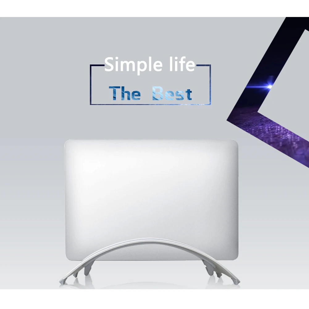 laptop stand anti slip base mount vertical space saving aluminum alloy accessories portable desktop stable for macbook pro air free global shipping