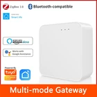 Умный шлюз Tuya ZigBee, мост, совместимый с Wi-Fi, Bluetooth, множество протоколов связи, поддерживает дистанционное управление через приложение