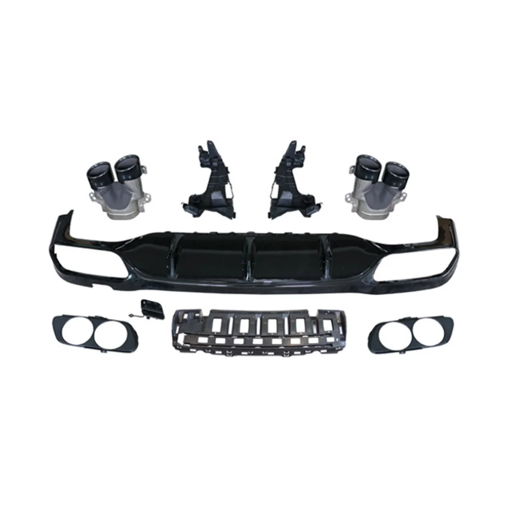 Полипропиленовый диффузор заднего бампера для Mercedes Benz E Class W213 Sport Sedan 2017-2019 задний