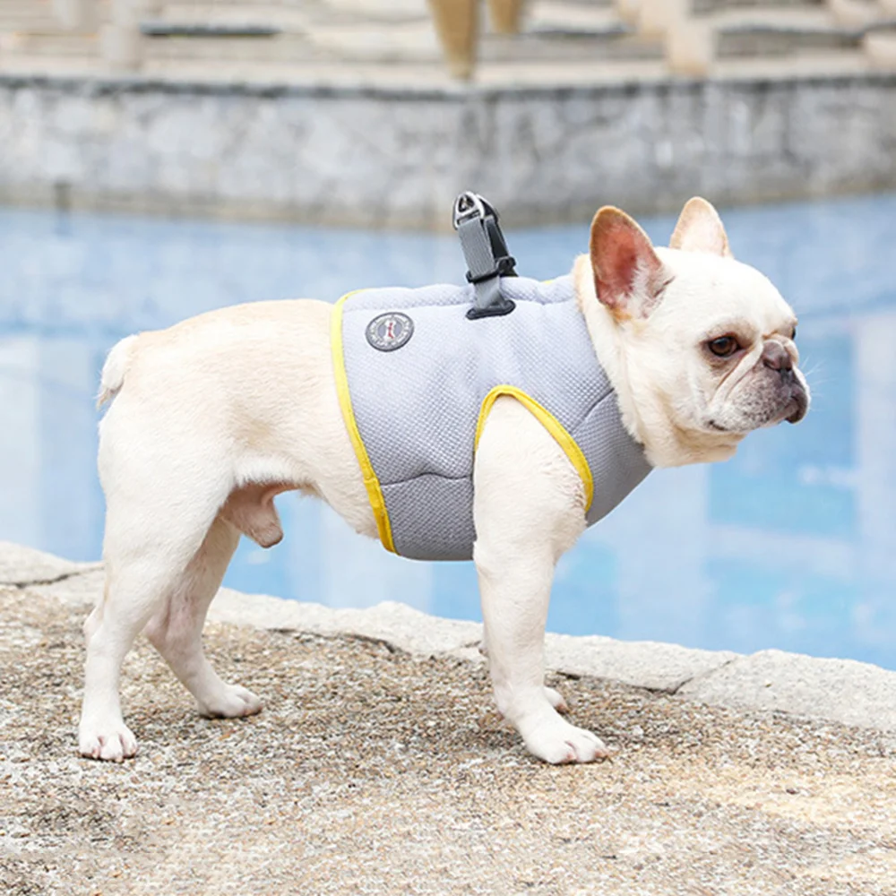 

Summer Pet Cooling Harness Breathable Chest Back Vest Chest Strap Cooler Dog Puppy Breathable Harness - Size