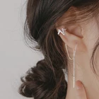 Женские Длинные Клипсы-стразы, уникальный дизайн, модные сексуальные высокие ювелирные украшения для пар