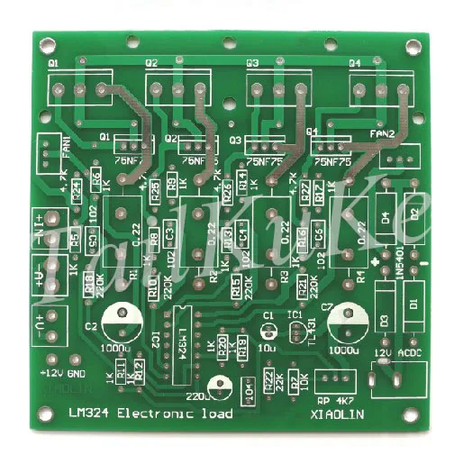 DIY LM324 электронная мощность нагрузки 150 Вт простой электронный набор нагрузки 72V2A/15V10A дизайнерский электронный