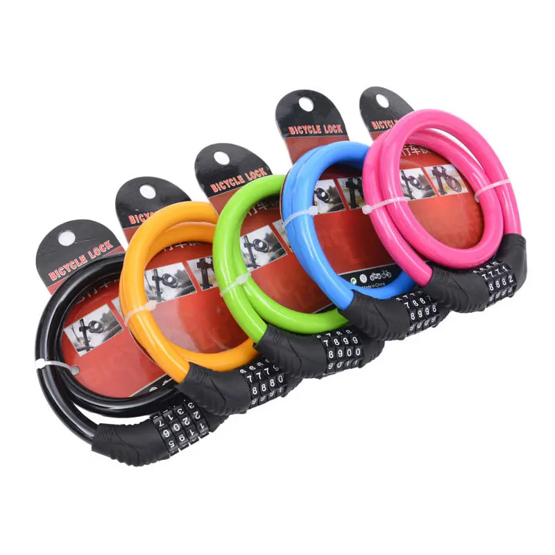 

Code Password Bike Combination Lock Bike Cable Lock Tough Security Coded Steel Wiring Bicycle Safety Lock