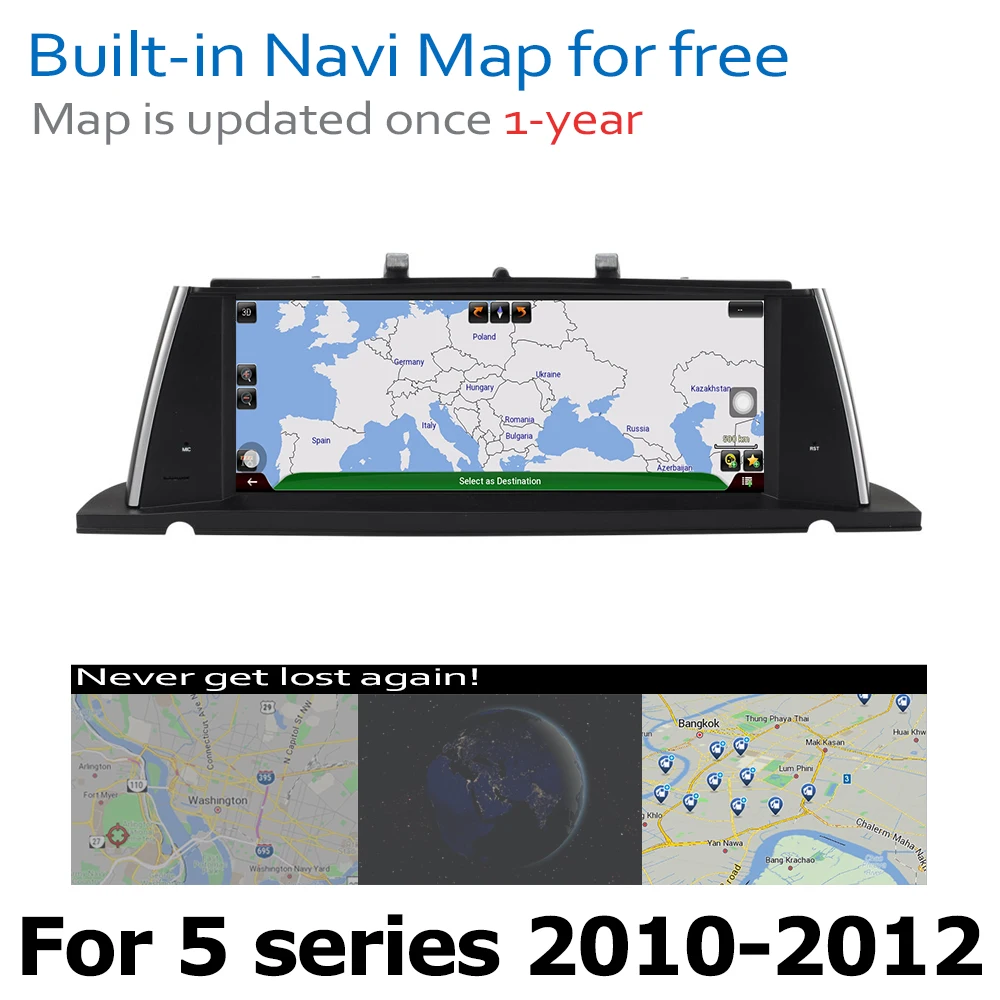 Android8.0 UP Car GPS DVD Multimedia Player For BMW 5 F07 GT 2010~2012 CIC Original Style Touch Screen Google System | Автомобили и