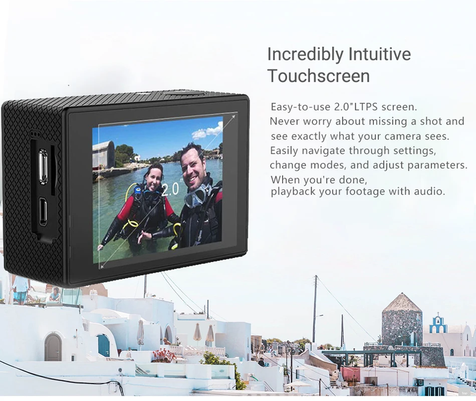 SJCAM SJ4000 AIR Действий Камеры Full HD Allwinner 4К 30FPS WIFI 2.0" Экран Мини Шлем Водонепроницаемый Спорт DV Камера, Лыжная камера, камера для дайвинга