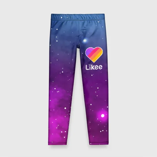 Детские леггинсы 3D LIKE для девочек Легкие гипоаллергенные трикотажные с рисунком