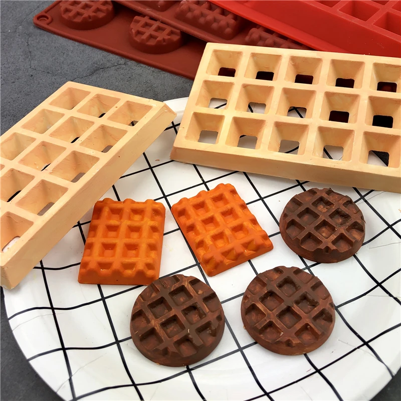 

Kinds Shape Cake Decorating Tools DIY Food Candy Waffles Cookie Chocolate Fondant Cake Soft Silicone Molds Creative DIY Mould