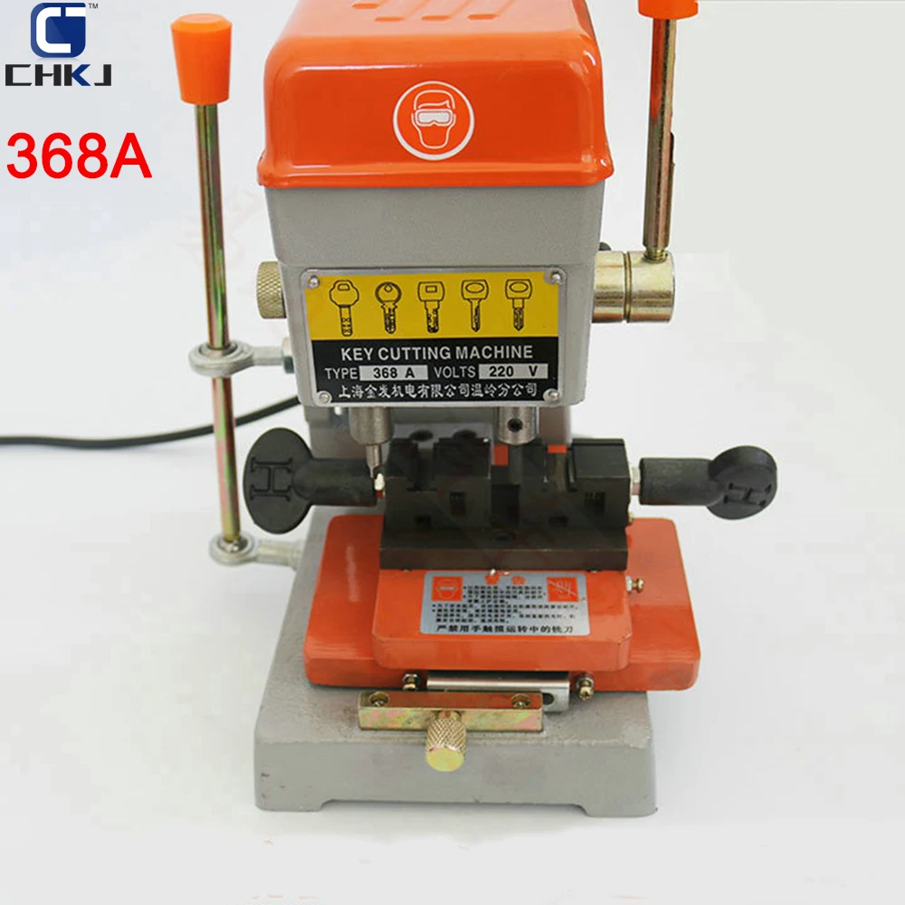 CHKJ JinFa 368A Vertical Car Key Cutting Duplication Machine for Making Keys End Milling Locksmith Supplies Tools