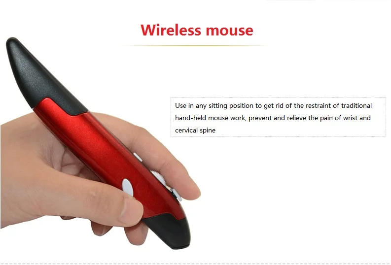Universal 2.4GHz Wireless USB Optical Pen Mouse Adjustable 1600DPI 4 Keys Mice for PC Smart TV Set Top Box Computer | Компьютеры и