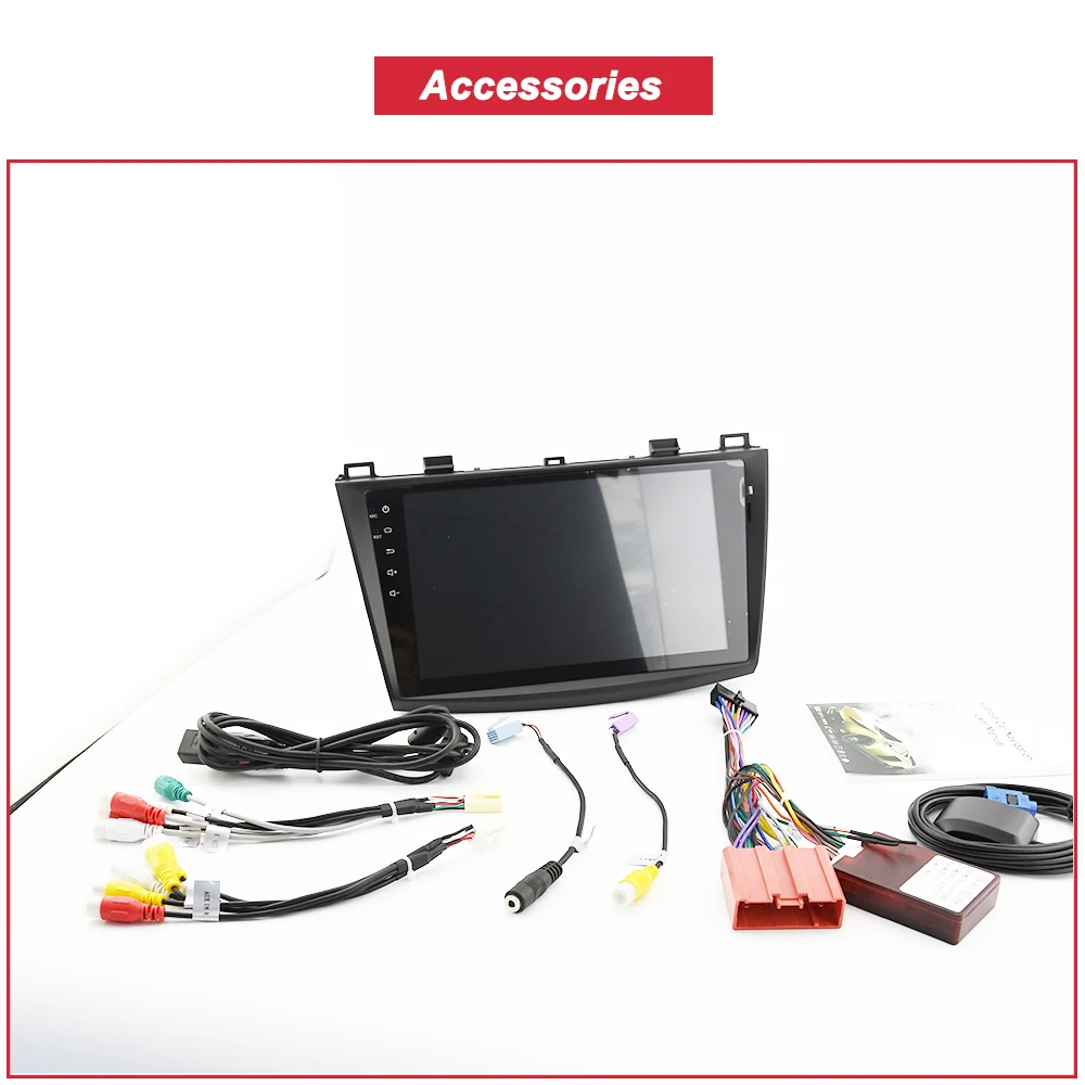 Bonroad 9 &quot2din Android8.1.0 Rom2G GPS Nav для Mazda 3 2009 2014 с видео Wifi Bluetooth Автомобильный плеер