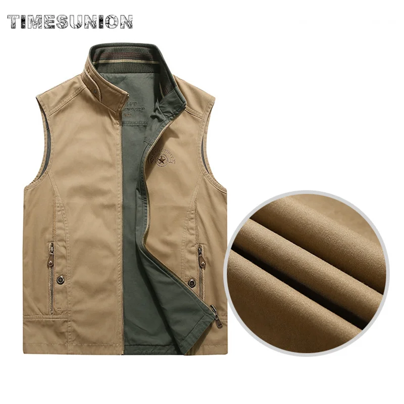 Двусторонняя одежда для улицы Мужская военная жилет армейский тактический с