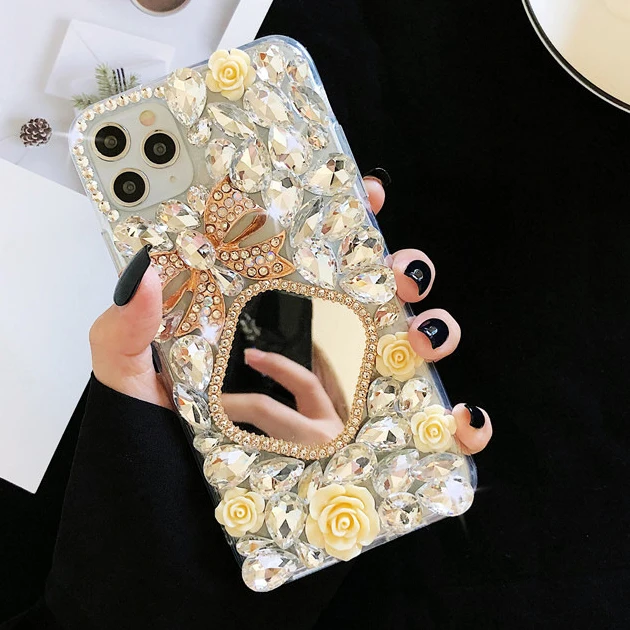 

Sunjolly for Samsung Galaxy A71 Case A51 A71 A52 A72 A42 A12 A02S A41 A32 A31 A21S A21 A11 A01 Phone Case Diamond Cover coque