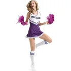 Костюм Болельщицы, школьница, платье, школьница, сексуальные костюмы, женский косплей, Хэллоуин, Веселый лидер, нарядное платье, Спортивная форма