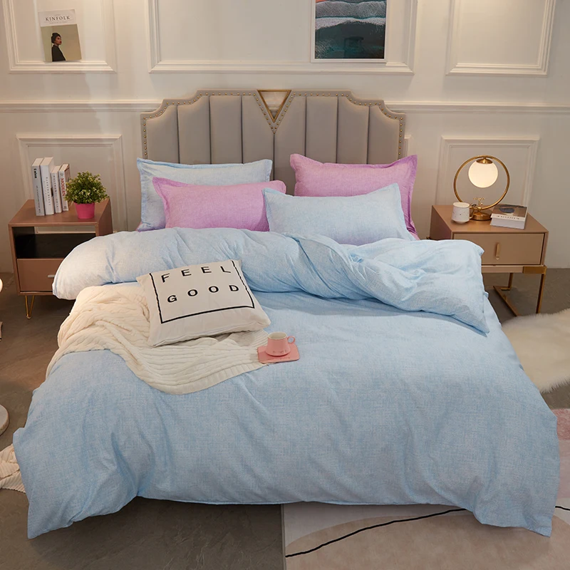 

New Family Kids Bed Linens Bedding Sets Polyester Pillowcase & Duvet Cover Set Single Full Queen Family Size