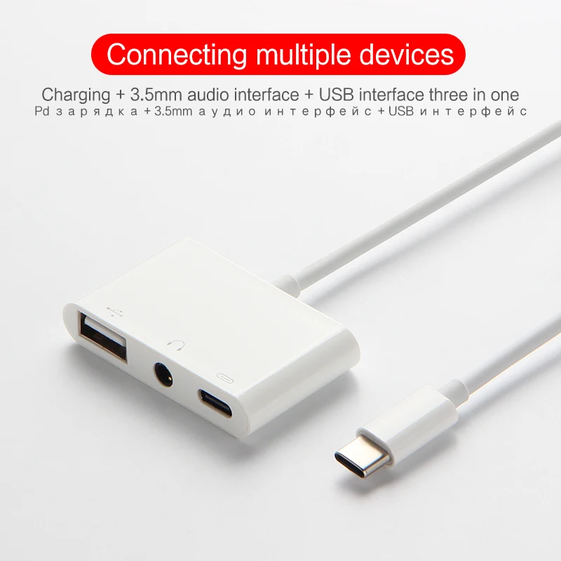 Адаптер для наушников с разъемом USB C на 3 5 мм Apple iPad Pro 11 12 9 &quot2018 2020 Type Jack