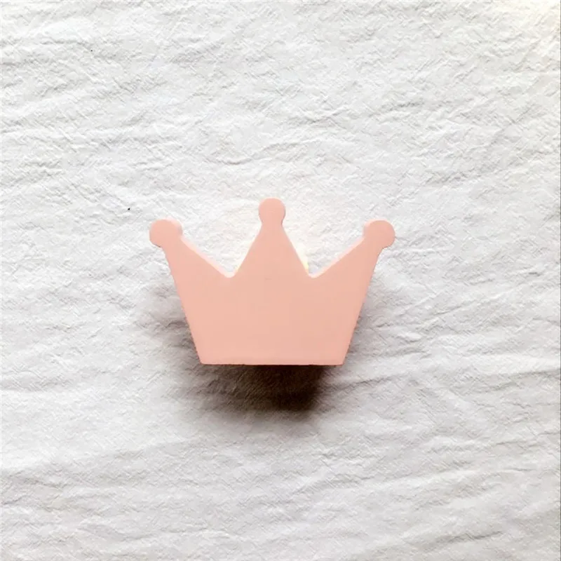 Симпатичные Корона деревянный крюк вешалки для детей украшение стены комнаты