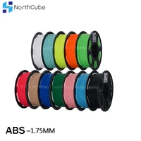 northcube abs filament 3d printer filament 1 75mm 1kg printing materials 3d plastic printing filament abs white red blue green