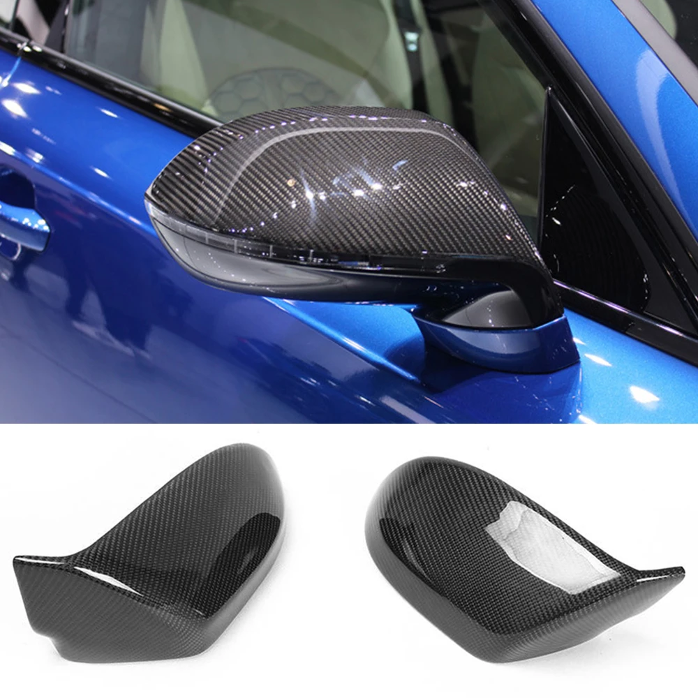 

Car Mirror Caps Covers For Audi A7 S7 S Line RS7 Hatchback 4 Door 11-17 Rearview Mirror Covers without Side Assist Carbon Fiber