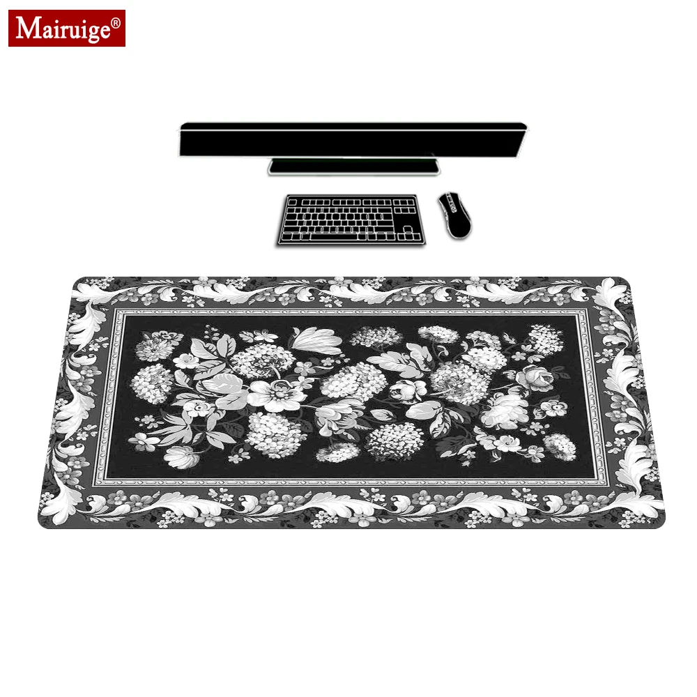 

Persian Rug Mousepad 90x40cm Mouse Mat Large Carpet Custom Full Desk Best Gaming Mouse Pad DIY Custom Bohemian Style