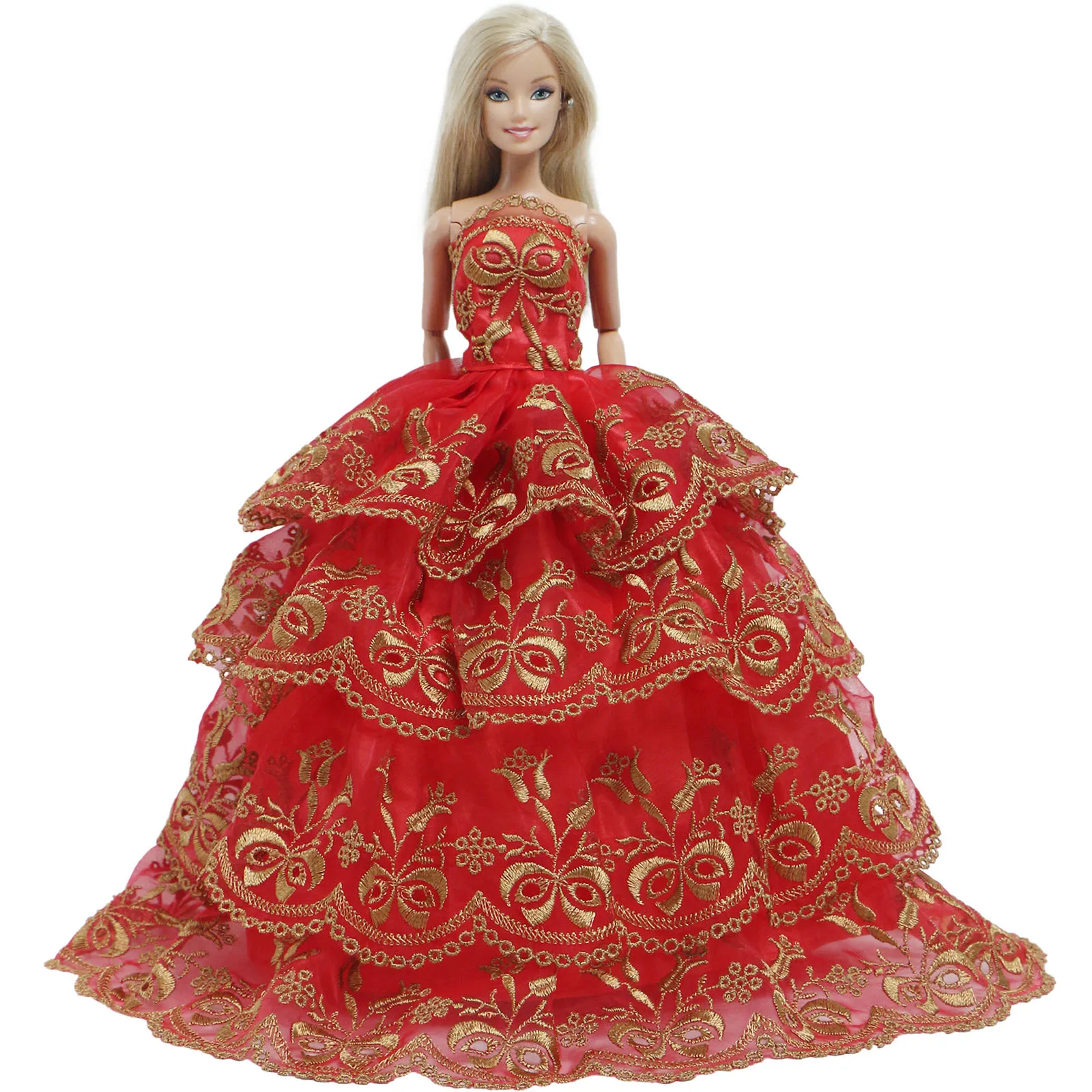 Модное Кукольное платье для невесты Свадебная вечеринка вечернее бальное