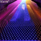 Рождественская сетчатая гирлянда, 1,5x1,5 м, 3x2 м, 6x4 м, Сказочная светодиодная гирлянда-занавеска для рождества, вечеринки, сада, свадебное украшение