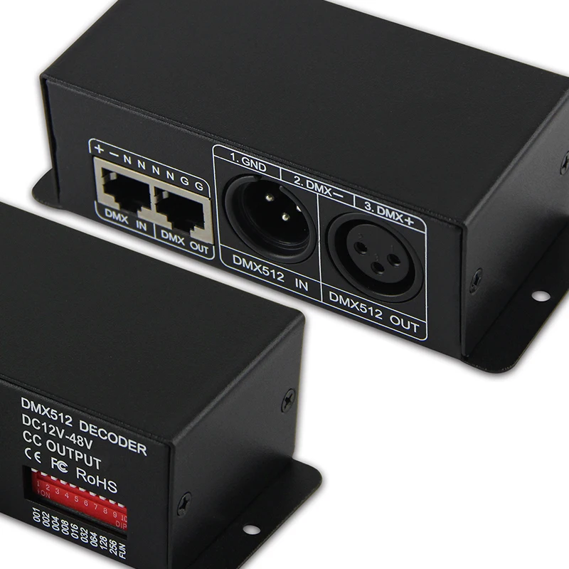 BC 809 CC 350mA/700mA 3CH DMX512 декодер контроллер постоянного тока для светодиодной ленты