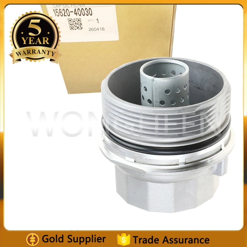 

15620-40030 1562040030 Oil Filter Housing Cap Assembly Fit For Toyota Highlander Camry RAV4 Avalon Tacoma 2016