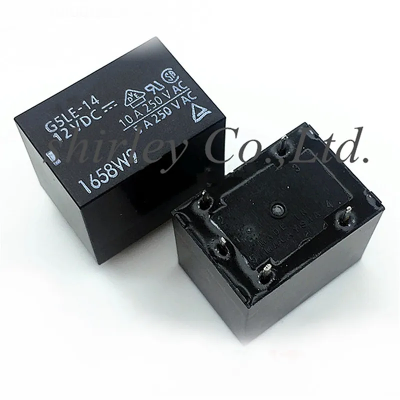 

100% NEW Original Relay G5LE-14-5VDC 12VDC 24VDC DC12V DC24V 5PIN T73 10A