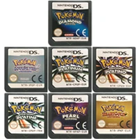 Nintendo-Cartucho de juego de DS de Pokémon, sistema de cartuchos para juegos de DS modelo NGDC-018 de la serie de videojuegos Pokémon, Diamante, HeartGold, Perla, Platino y SoulSilver versión EU para Nintendo DS 3DS 2DS