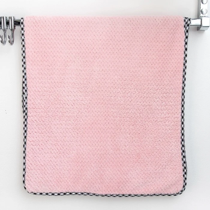 Полотенце на петельке &quotЭтель&quot Монпасье нежная роза 36*73 см 300 г/м2 | Дом и сад