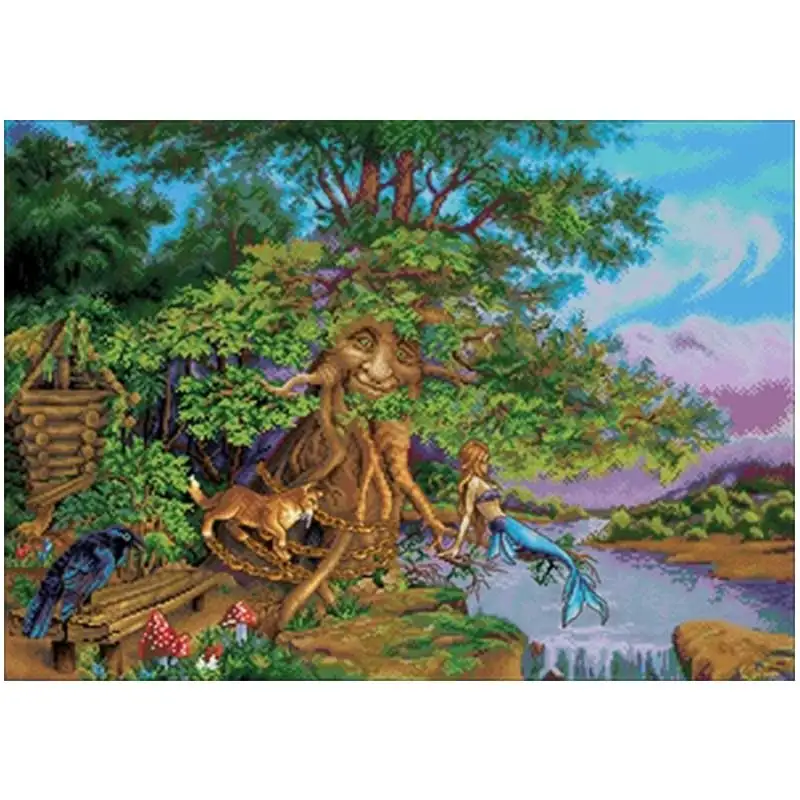 

Fairy tale world patterns Counted Cross Stitch 11CT 14CT 18CT DIY wholesale Chinese Cross Stitch Kits Embroidery Needlework Sets