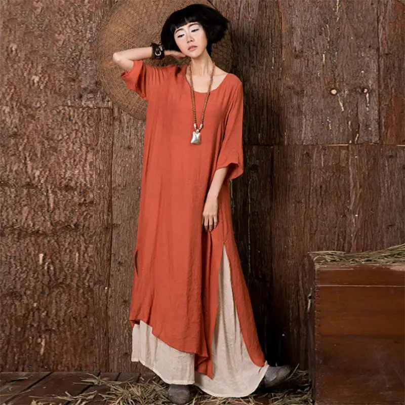 Новинка 2020 весенне летнее женское Повседневное платье FairyNatural винтажные простые