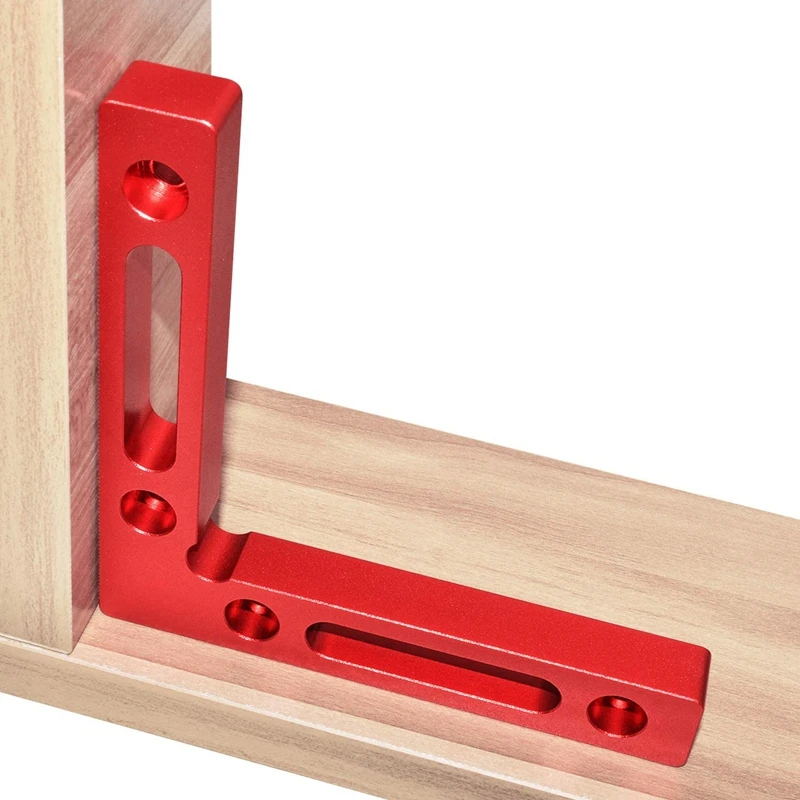 

2 Pcs Aluminium Alloy 90 Degree Positioning Squares Right Angle Clamps Woodworking Carpenter Tool Corner Clamping Square