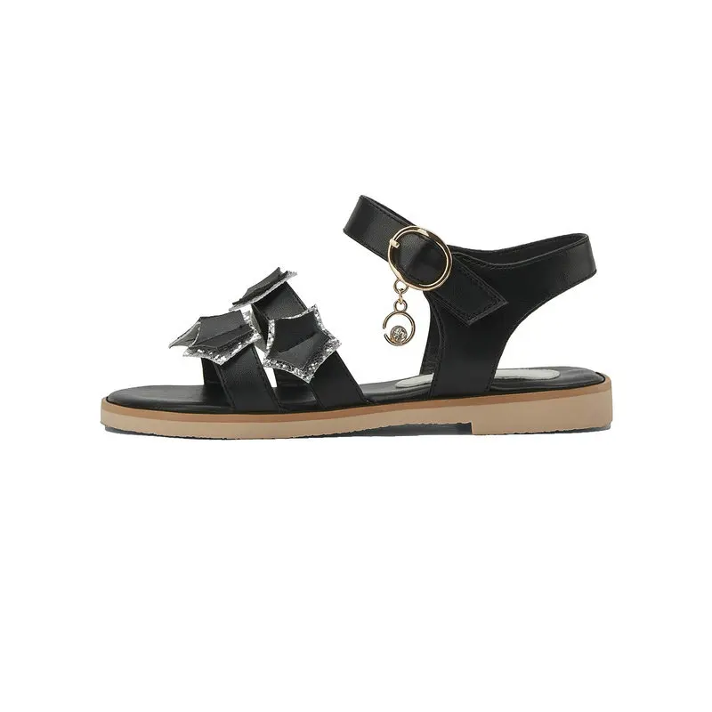 

ISSIENA 2021 Ankle Strap Crystal Girl Children's Shoes Buckle Round Toe Casual Girls Sandals New Summer Kids Shoes Size 28-39