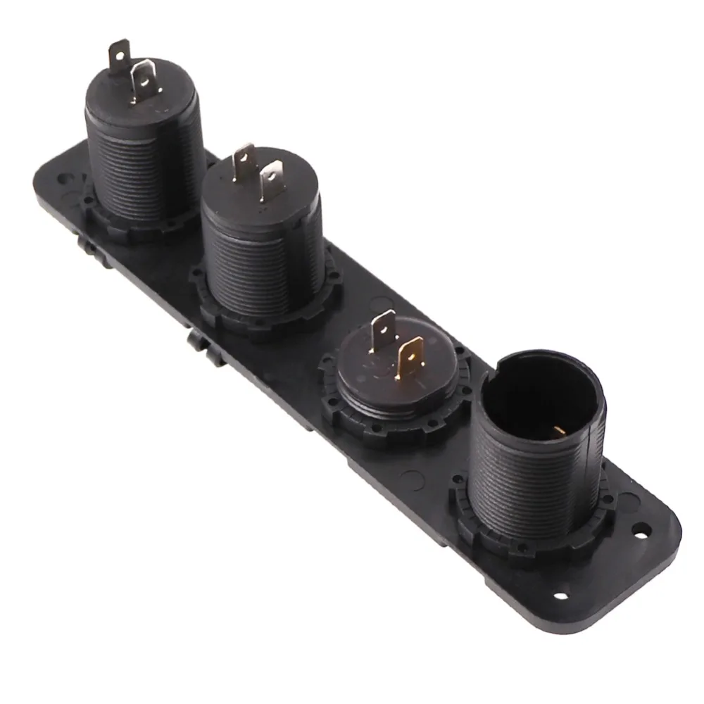 ПАНЕЛЬ ПЕРЕКЛЮЧАТЕЛЯ ВКЛ./ВЫКЛ. 4 2 А светодиодное зарядное устройство с двумя USB