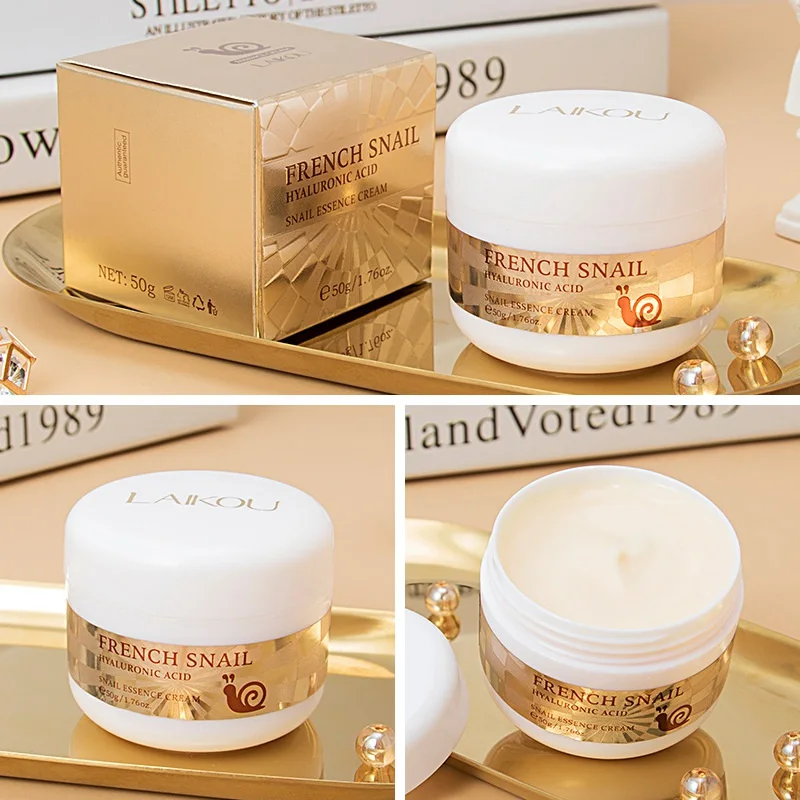 

Anti Aging Collagen Repairing Day Cream Moisturizing Anti Wrinkle Creams Skin Care Snail Face Cream Hyaluronic Acid