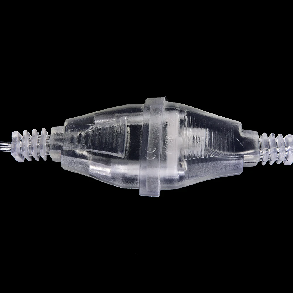 

1PC Wholesale 3M Extender Transparent Wire EU plug/US plug for LED String Christmas Lights Garden Home Garland Party Decotation