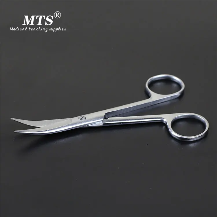 MTS 2 шт. прямые + Изогнутые медицинские ножницы из нержавеющей стали для удаления