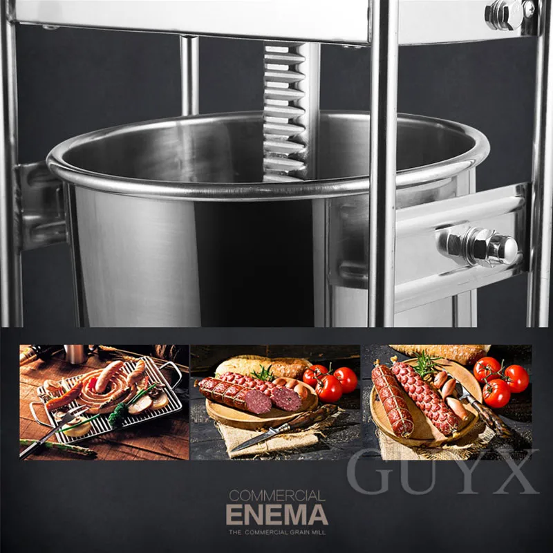 

Vertical stainless steel sausage machine Commercial multi-function irrigation sausage machine manual shake sausage machine