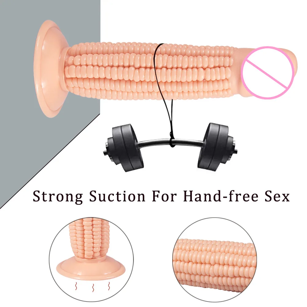 20 см милые реалистичные кукурузы женские фаллоимитаторы мужской огромный