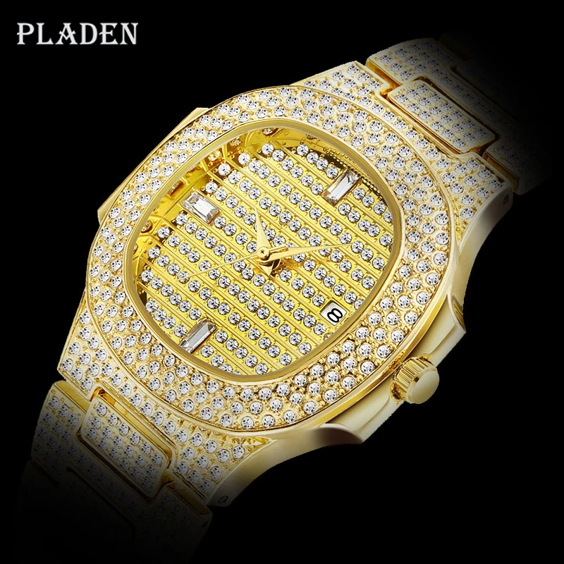Прямая поставка 2020 PLADEN PP NAUTILUS 5711 дизайнерские Брендовые Часы для мужчин Дата Топ