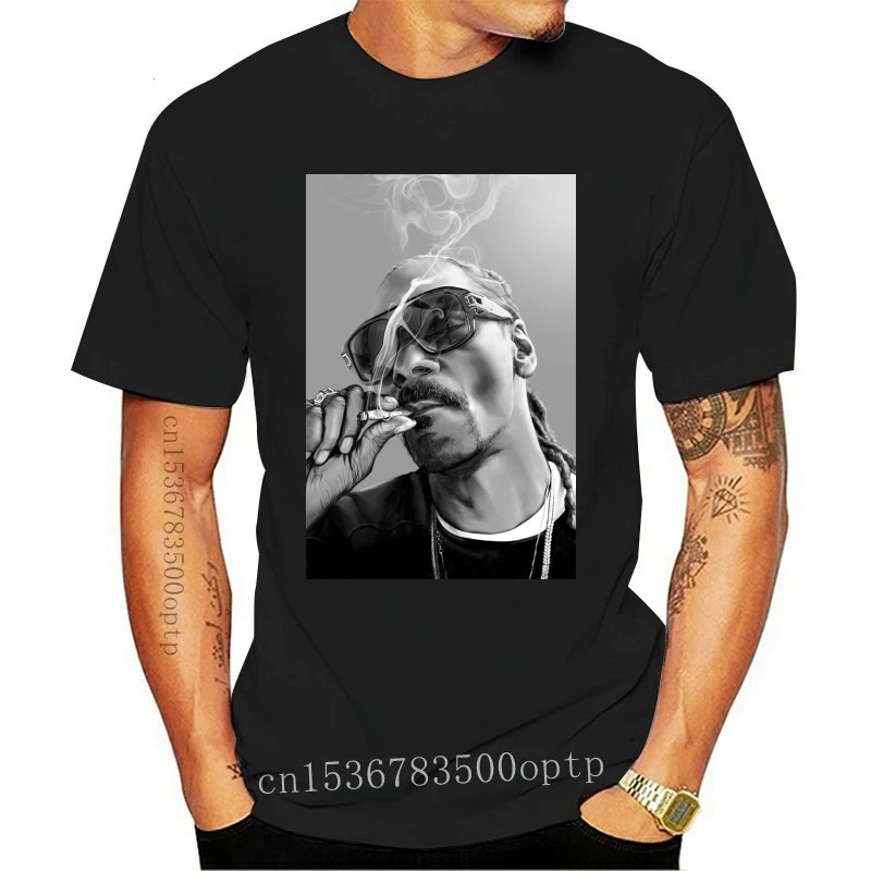 

Новинка 2021, мужская и женская футболка Snoop Dog Smoke, американский размер, размеры S, M, L, Xl, 2Xl, Xxxl, Zm1, Повседневная футболка для взрослых