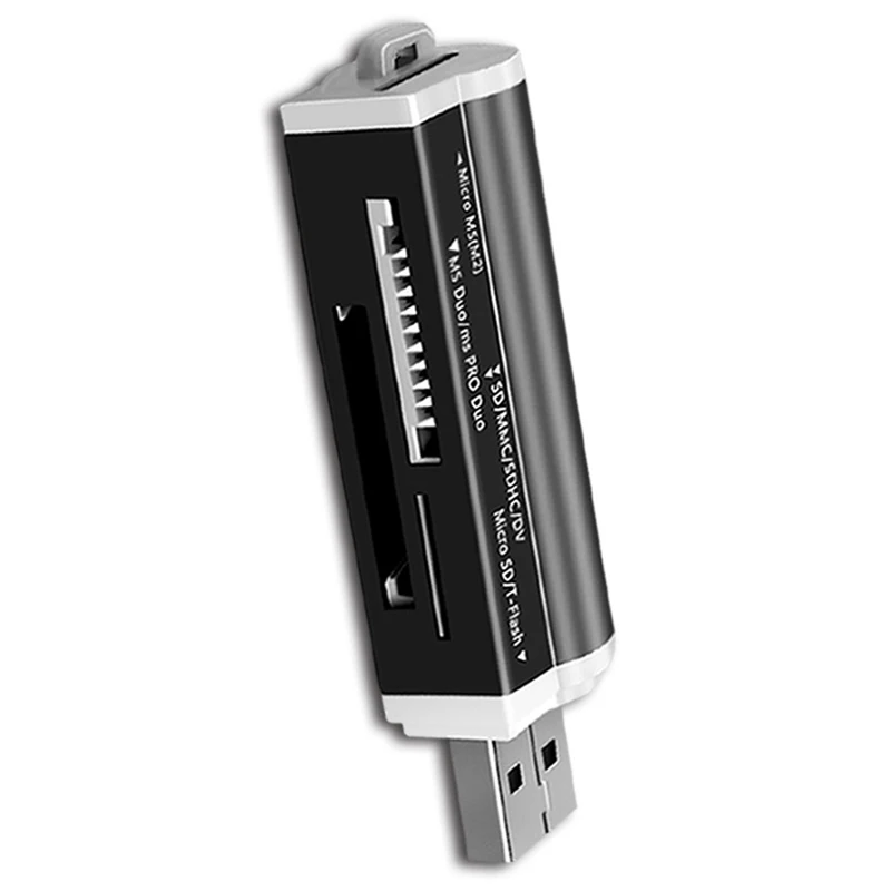 4 в 1 4 слота кардридер U диск PC телефоны кардридер памяти Micro SD/SDXC TF кардридер для ноутбука