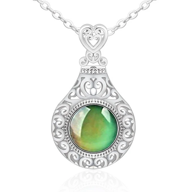 Роскошное модное овальное открытое ожерелье с подвеской ювелирные изделия