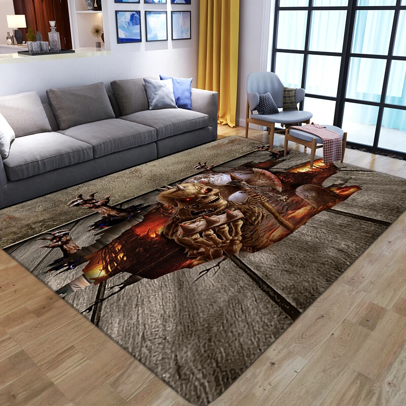 Скандинавский великолепный коврик с черепом бабочкой большие коврики для